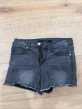 Joe's Jeans Washed Gray Frayed Hem Denim Shorts
